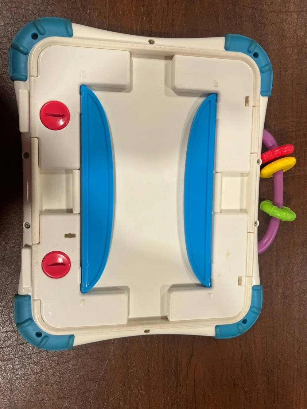 Fisher-Price White and Blue with Colorful Bead Loop IPAD Holder